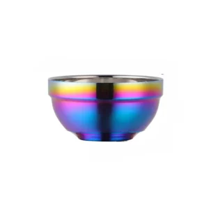 Anygleam Pink Rainbow Rice Bowls Small – 5Pcs