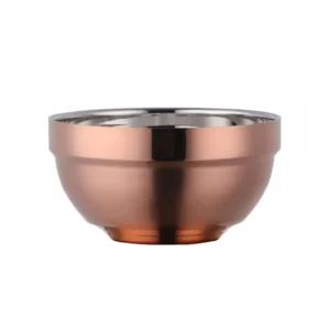 Anygleam Rose Gold Rice Bowls Big – 5Pcs