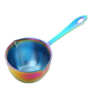Anygleam Pouring Pots 1Pc Rainbow Stainless Steel