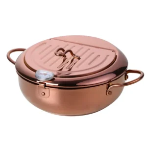Anygleam Frying Pan Rose Gold Stainless Steel