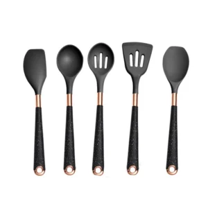 Anygleam Kitchen Utensils Set Black - 5 Pcs