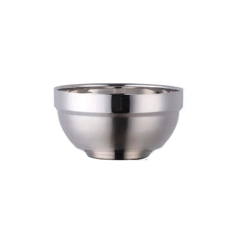 Anygleam Silver Rice Bowls Small - 2Pcs