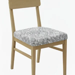 Anyseat Grey Random Lines Print Chair Cover