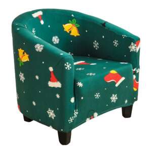 Anyseat Christmas Green Chair Cover