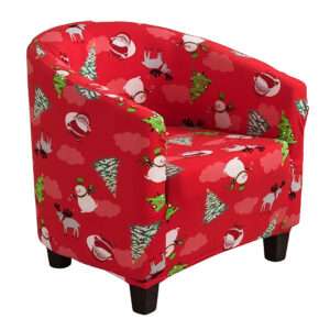 Anyseat Christmas Red Chair Cover