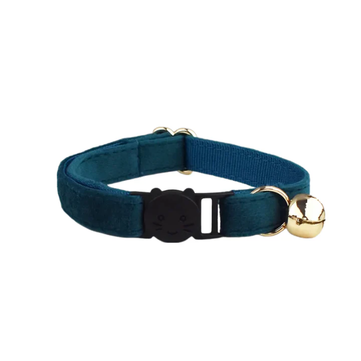 Anypet Stylish Large Navy Blue Cat Collar