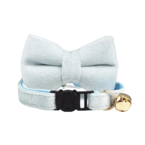 Anypet Stylish Small Iced Blue Bow Cat Collar