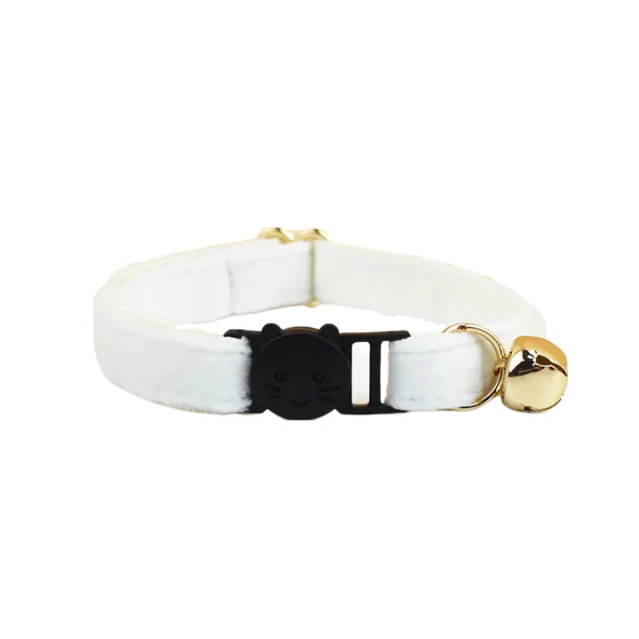 Anypet Stylish Small Pure White Cat Collar