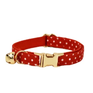 Anypet Stylish Large Dotted Red Cat Collar