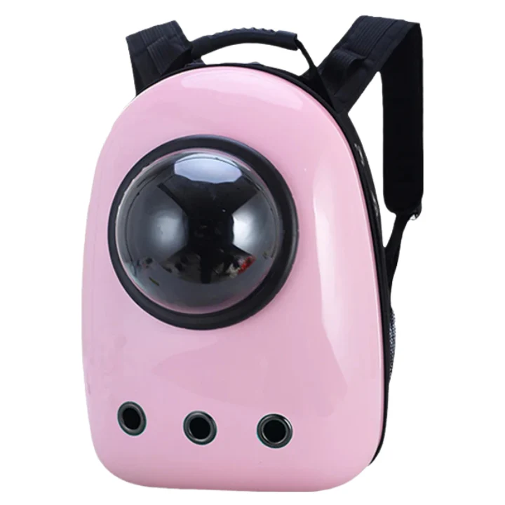 Anypet Pink No Print Space Capsule Pet Carrier