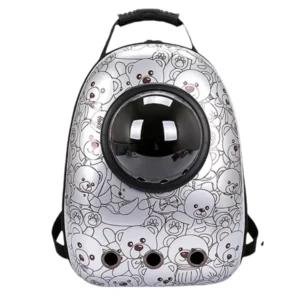 Anypet Silver Bears Space Capsule Pet Carrier