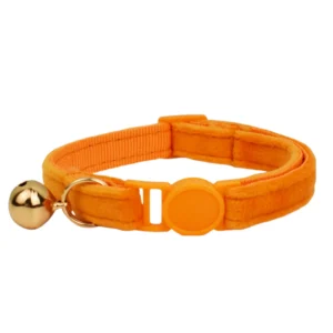 Anypet Stylish Large Orange Cat Collar