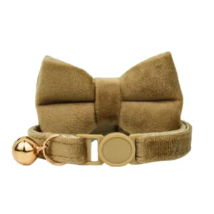 Anypet Stylish Large Lime Green Bow Cat Collar