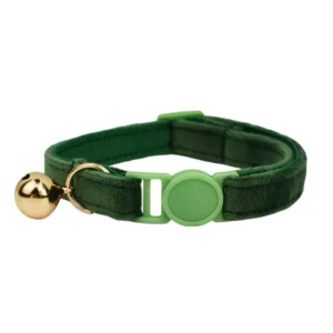 Anypet Stylish Large Dark Green Cat Collar