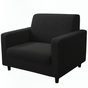 Anyseat 1-Seater Sofa Cover Black