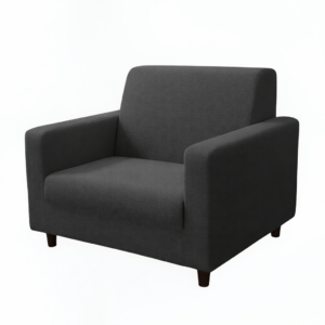 Anyseat 1-Seater Sofa Cover Dark Grey