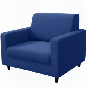 Anyseat 1-Seater Royal Blue Sofa Cover